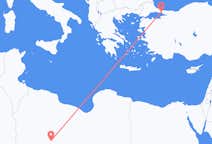 리비아 사바에서 출발해 터키 이스탄불로(으)로 가는 항공편