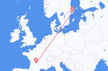 Flyreiser fra Brive-la-gaillarde, Frankrike til Stockholm, Sverige