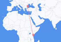 Flyrejser fra Dar es-Salaam til Istanbul