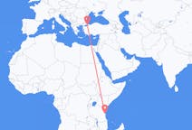 Flyrejser fra Dar es-Salaam, Tanzania til Istanbul, Tyrkiet