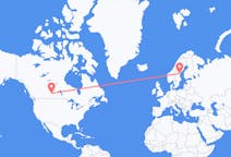 Loty z Saskatoon w Kanadzie do Sundsvall w Szwecji
