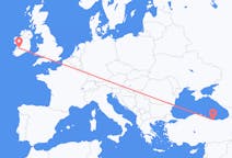 Flights from Giresun in Turkey to Shannon, County Clare in Ireland