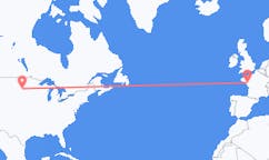Flyrejser fra Aberdeen, USA til Nantes, Frankrig