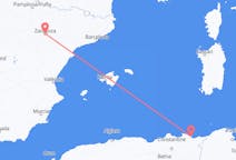 Flyrejser fra Annaba, Algeriet til Zaragoza, Spanien