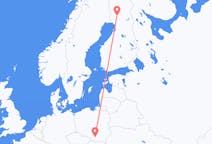 Flights from Kraków in Poland to Rovaniemi in Finland