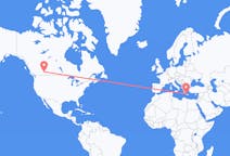 Flyg från Calgary, Kanada till Chania, Grekland