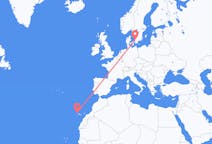 Flights from Ängelholm, Sweden to Santa Cruz de La Palma, Spain