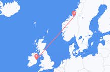 Flights from Trondheim to Dublin