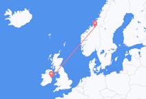 Flüge von Trondheim, Norwegen nach Dublin, Irland