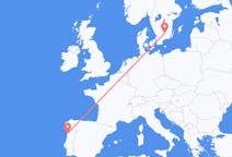 Flyreiser fra Porto, Portugal til Växjö, Sverige