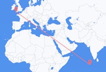 Flights from Kudahuvadhoo, Maldives to Newquay, the United Kingdom