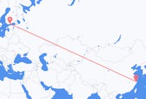 Flyg från Ningbo, Kina till Helsingfors, Kina