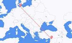 Flights from Aleppo to Rostock