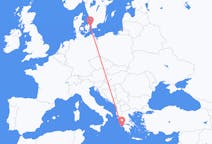 Flights from Zakynthos Island, Greece to Copenhagen, Denmark