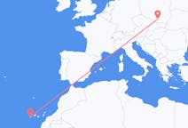 Flights from Valverde, Spain to Kraków, Poland
