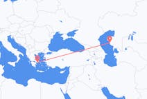 Flights from Aktau to Athens