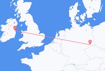 Vluchten van Dublin, Ierland naar Dresden, Duitsland
