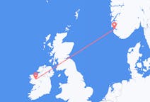 Flyreiser fra Stavanger, Norge å banke, Irland