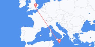 Flyreiser fra Storbritannia til Malta