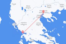 Voos de Préveza, Grécia para Salónica, Grécia