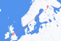 出发地 芬兰出发地 庫薩莫前往英格兰的曼徹斯特的航班
