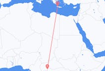 Flyrejser fra Bangui, Den Centralafrikanske Republik til Chania, Grækenland