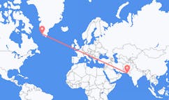 Flyg från Karachi, Pakistan till Paamiut, Grönland