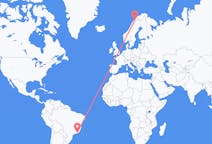 Flyrejser fra Rio de Janeiro, Brasilien til Narvik, Norge