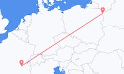 Flights from Lyon, France to Grodno, Belarus