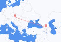 Loty z Tbilisi, Gruzja z Wiedeń, Austria