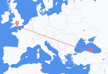 Flights from Samsun, Turkey to Bournemouth, the United Kingdom