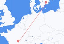 Flyreiser fra Clermont-Ferrand, til Karlskrona