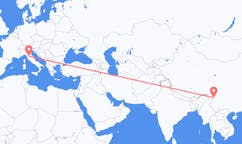 Flyrejser fra Diqing Tibetansk Autonome Præfektur, Kina til Firenze, Italien