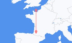 Flyrejser fra Caen, Frankrig til Pau, Frankrig