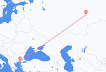 Flyg från Yekaterinburg till Alexandroupolis