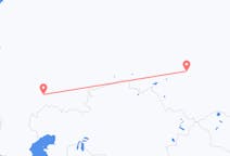 Vluchten van Tomsk naar Samara