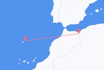 Flights from Oujda, Morocco to Vila Baleira, Portugal