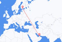 เที่ยวบิน จาก ดูไบ, สหรัฐอาหรับเอมิเรตส์ ไปยัง เฮลซิงกิ, ฟินแลนด์