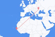 Flights from Cap Skiring, Senegal to Iași, Romania