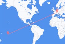Flights from Rarotonga, Cook Islands to Friedrichshafen, Germany