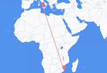Flights from Inhambane, Mozambique to Palermo, Italy
