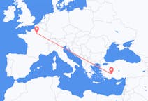 Flights from Isparta, Turkey to Paris, France