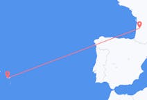 Fly fra Ponta Delgada til Bordeaux