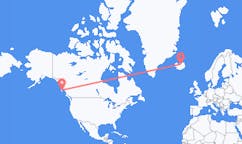 Flyrejser fra Sandspyd, Canada til Akureyri, Island