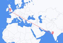 Flyrejser fra Mumbai, Indien til Bristol, England