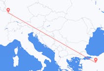Flyg från Eskişehir till Saarbrücken