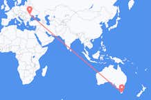Loty z Hobart, Australia do Jassów, Rumunia