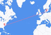 Flyreiser fra Firenze, USA til København, Danmark