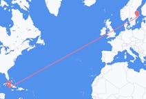 เที่ยวบิน จาก เคย์แมนน้อย, หมู่เกาะเคย์แมน ไปยัง สต็อกโฮล์ม, สวีเดน