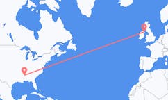 Flyrejser fra Columbus, USA til Belfast, Nordirland